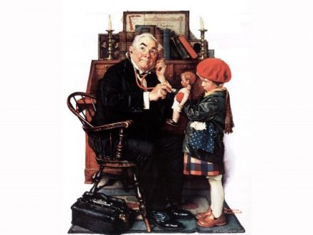 Doctor and Doll, de Norman Rockwell